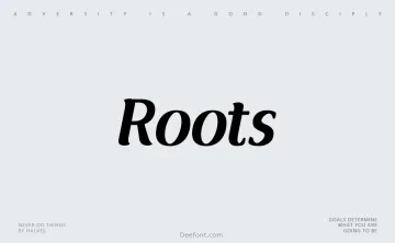 Roots Font
