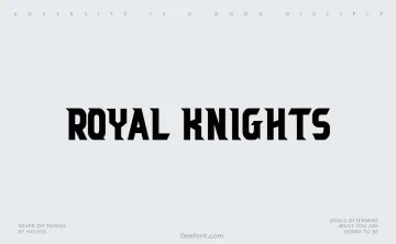 Royal Knights Font