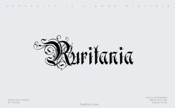 Ruritania Font