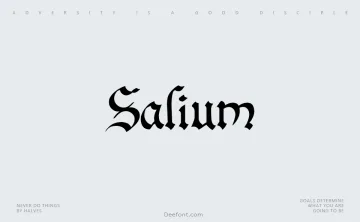 Salium Font