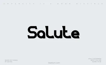 Salute Font