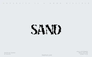Sand Font