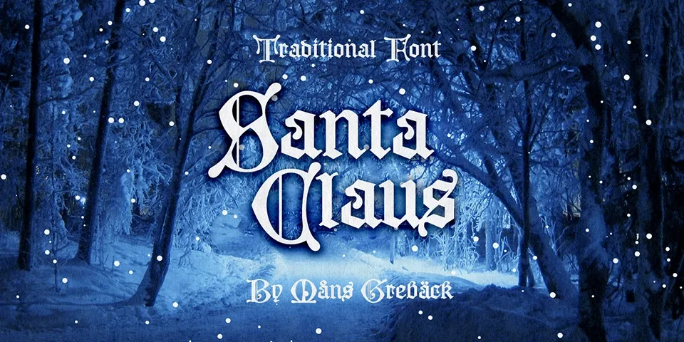 Santa Claus Font