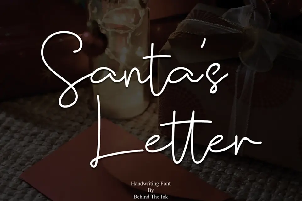 Santas Letter Font