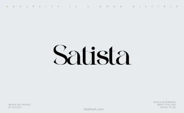 Satista Font