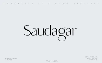 Saudagar Font