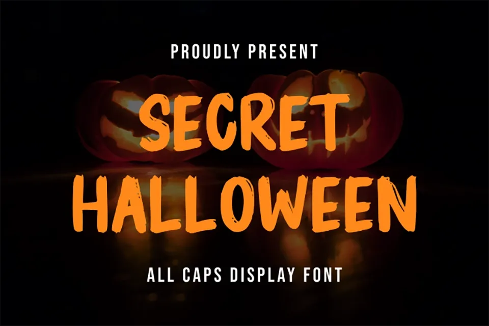 Secret Halloween Font