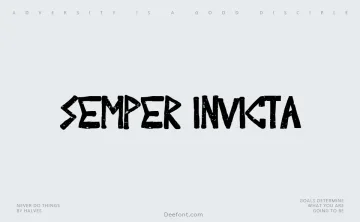 Semper Invicta Font
