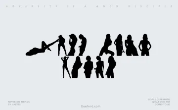 Sexy Spanish Woman Font