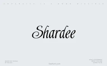 Shardee Font