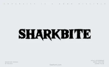 Sharkbite Font