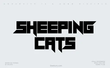 Sheeping Cats Font