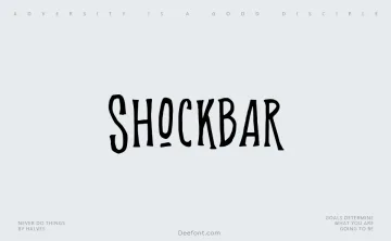 Shockbar Font