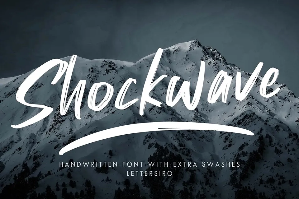 Shockwave Font