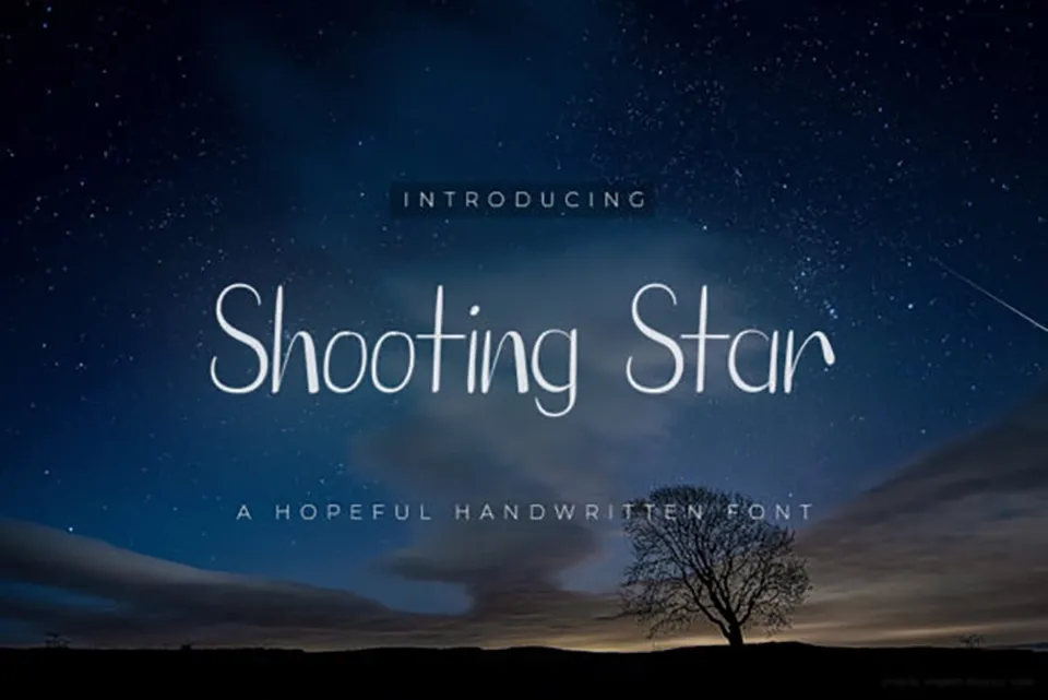 Shooting Star Font
