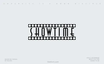Showtime Font