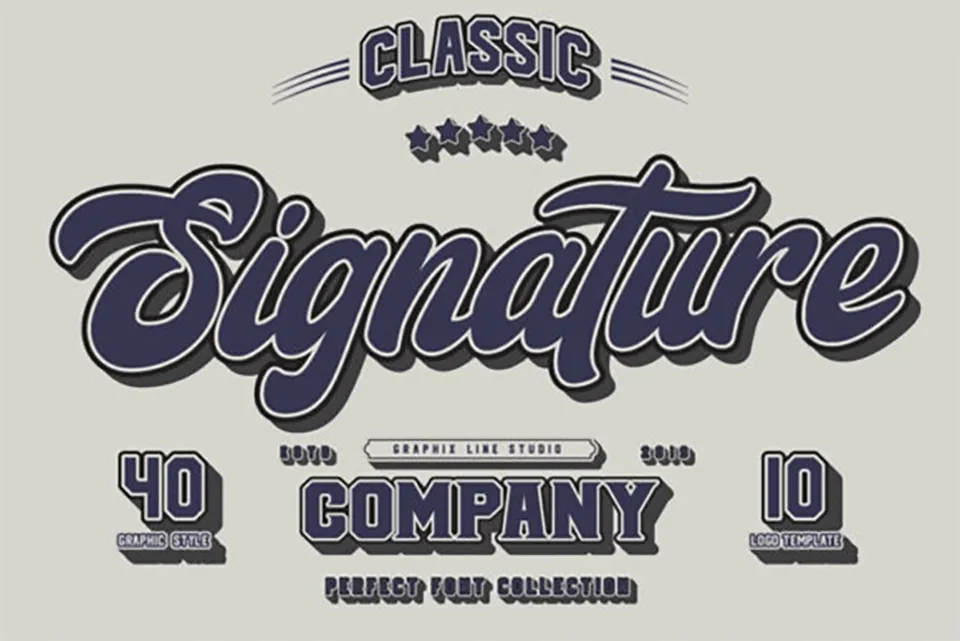 Signature Font