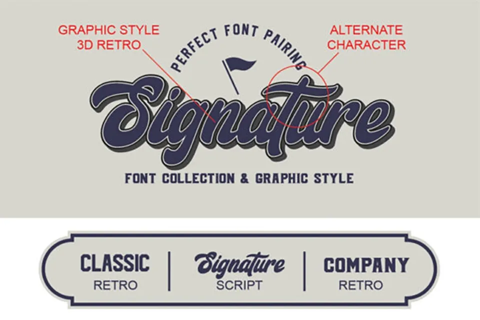 Signature Font