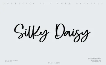 Silky Daisy Font
