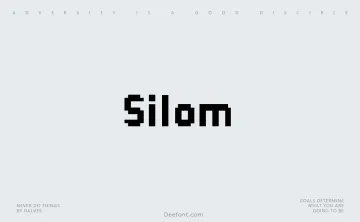 Silom Font