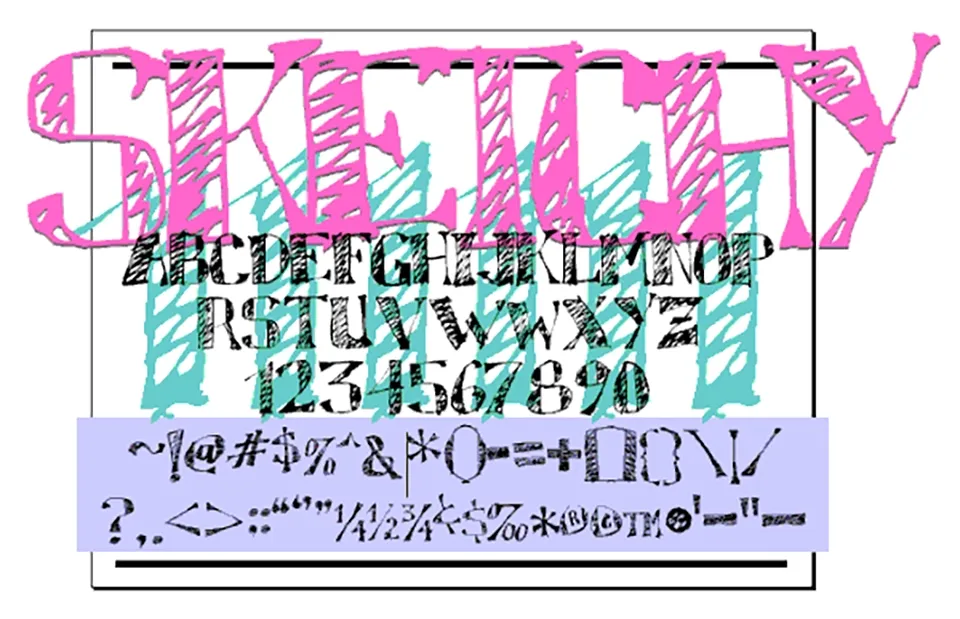 Sketchy Font