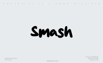 Smash Font