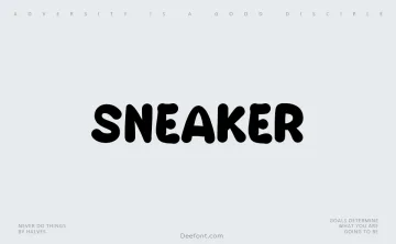 Sneaker Font