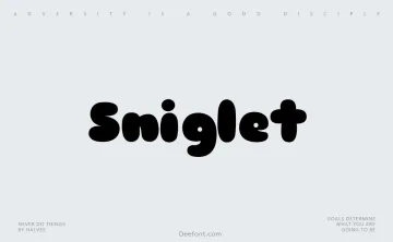 Sniglet Font