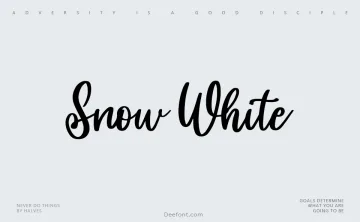 Snow White Typeface