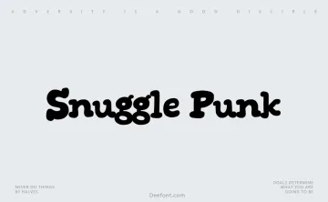 Snuggle Punk Font