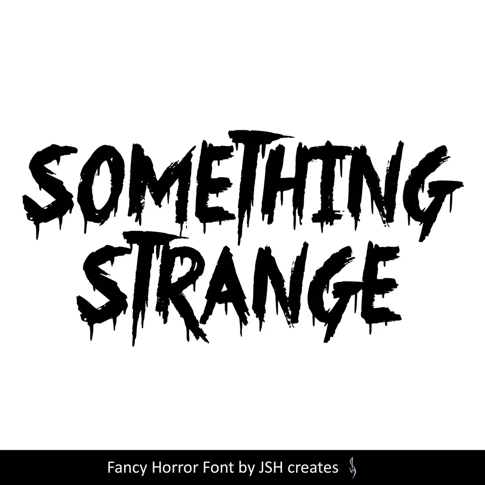 Something Strange Font