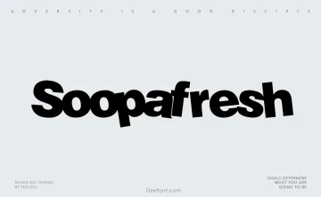 Soopafresh Font