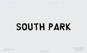 South Park Font