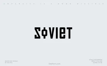 Soviet Font