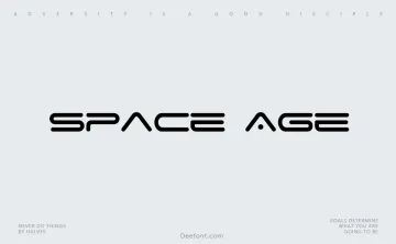 Space Age Font