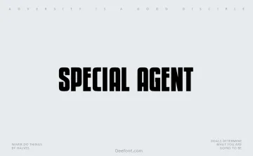 Special Agent Font