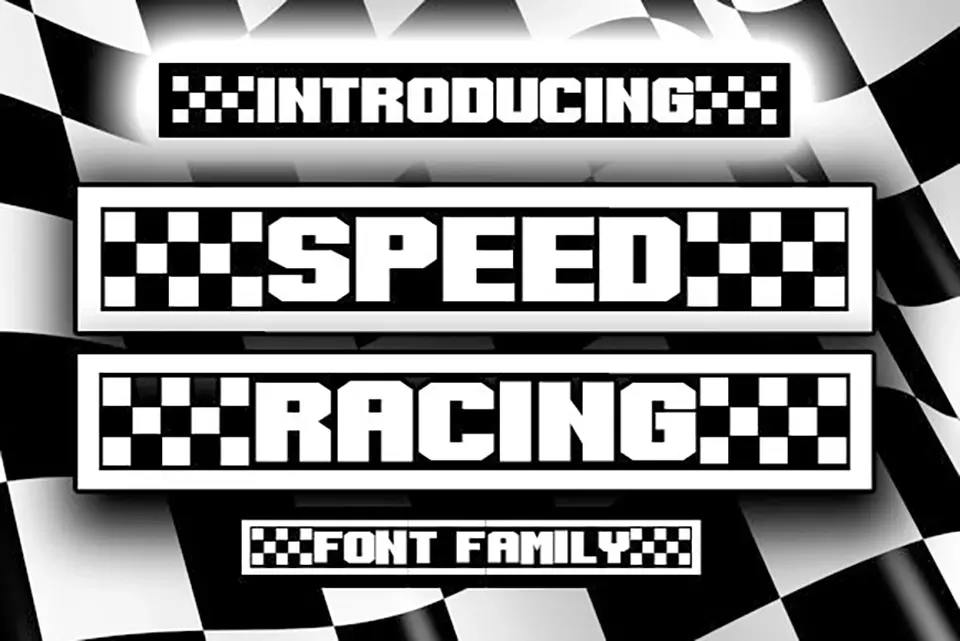 Speed Racing Font