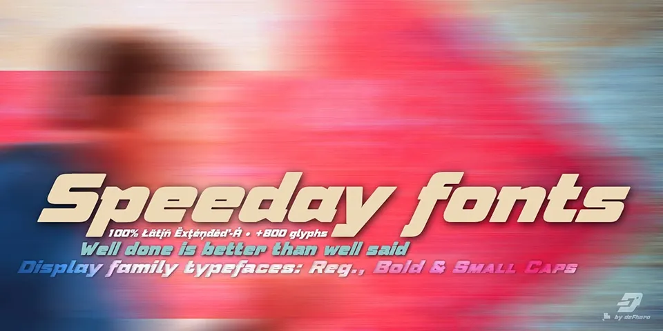 Speeday Font