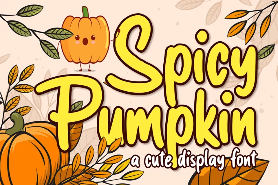 Spicy Pumpkin Font