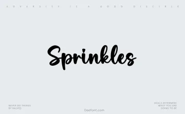 Sprinkles Font