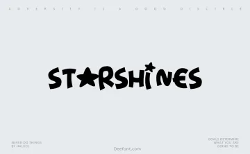 Starshines Font