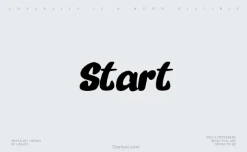 Start Font