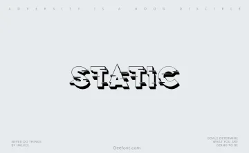 Static Font