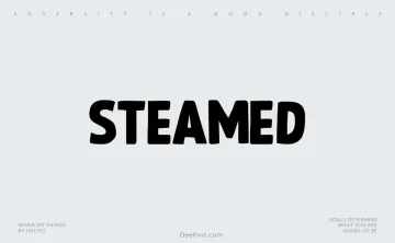 Steamed Font