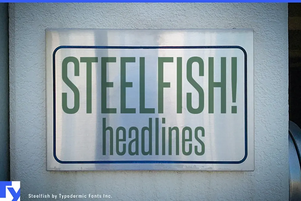 Steelfish Font