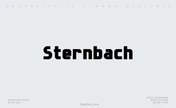 Sternbach Font