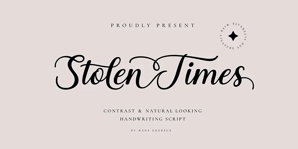 Stolen Times Font