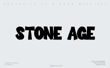 Stone Age Font