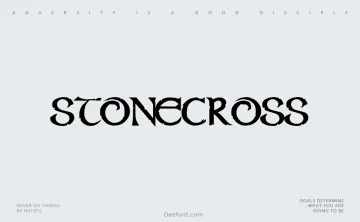 Stonecross Font