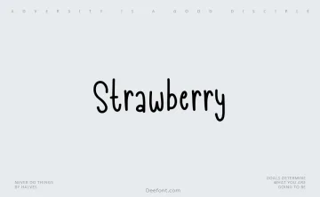 Strawberry Font